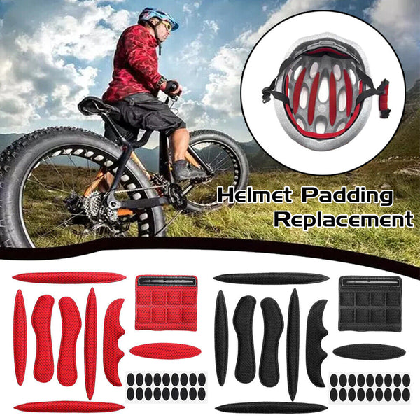 Universal Bicycle Bike Cycling for Helmet Padding Kit Replacement Foam Pads`