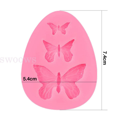 Silicone Butterfly Mould Mold - DIY Craft UV Resin Epoxy Casting Soap Baking AU