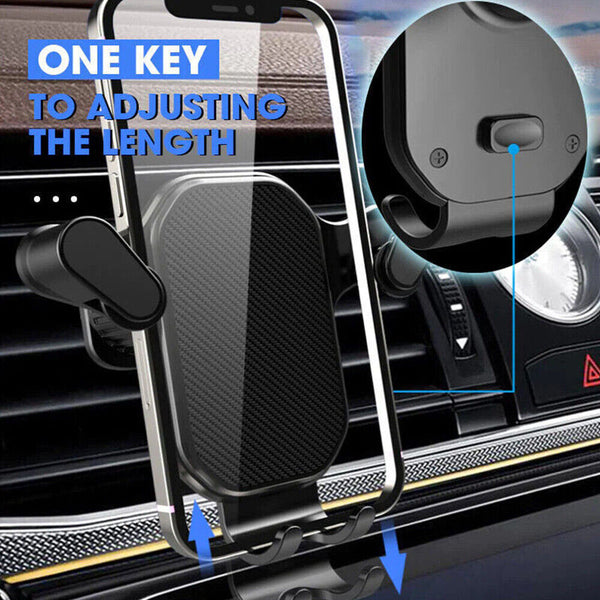 2Pcs Universal Air Vent Hook Car Holder Mount Stand Bracket Mobile Phone Clip