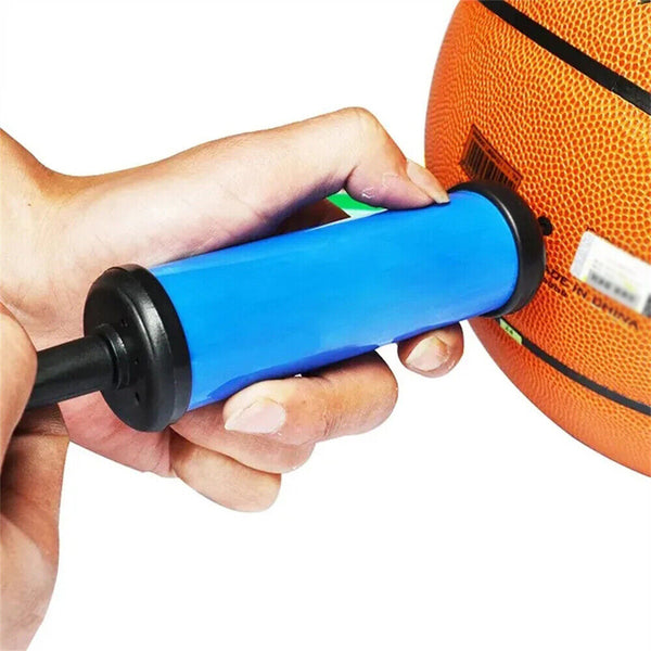 UP 2x BALL PUMP Air Inflator Soccer Basketball Football Needle Fitness Portable