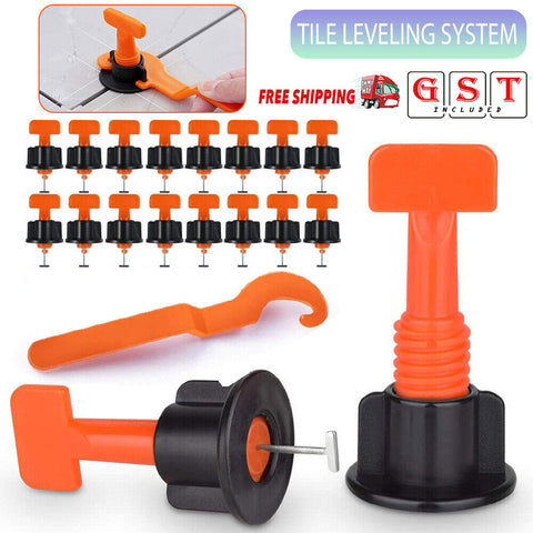 50/100 Tile Leveling System Clips Levelling Spacer Tiling Tool Floor Wall Wrench