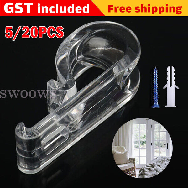 5/10/20 Safety Roller Blind Chain Shade Clear Tensioner Holder Clip Curtain Cord
