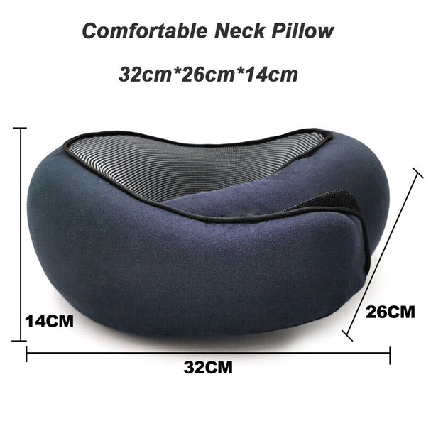 Portable U Shaped Pillow Travel Neck Pillow Breathable Office Neck Head Support