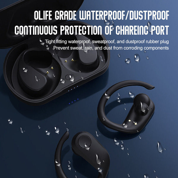 Wireless Bluetooth Earphones Headphones Sport Gym Earbuds with Mic Sweatproof AU