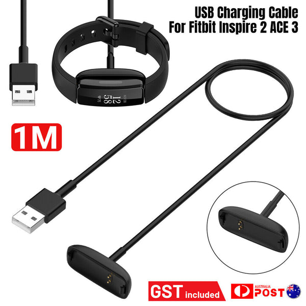 Replacement USB Charger Charging Cable For Fitbit Versa 3/4 / Inspire 2 / ACE 3