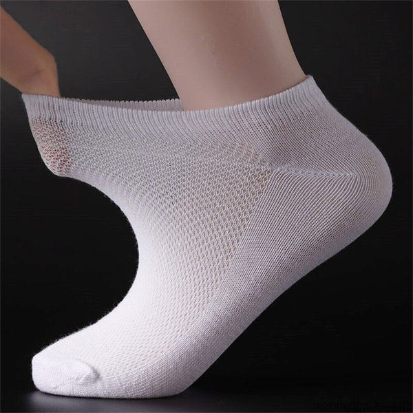 1-10Pairs Non-slip Heel Grip Low Cut No Show Socks Footlets Invisible Women Men