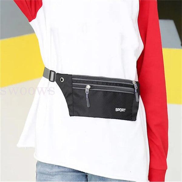 Running Waist Pouch Belt Sport Mobile Phone Holder Running Pack Gym Unisex Bags