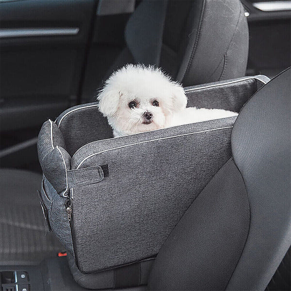 Travel Dog Car Seat Soft Pet Carrier Booster Auto Puppy Rest Console Pet Supply