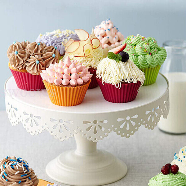 10-20x Muffin Silicone Cupcake Case Round Cup Cake DIY Bake Mold Baking Mould