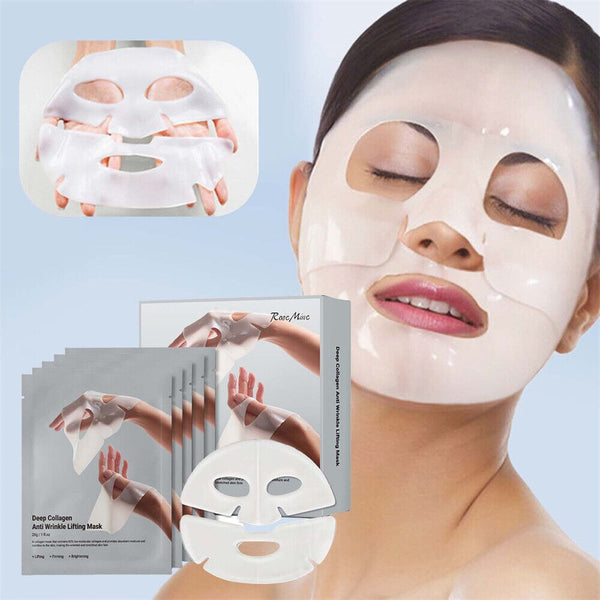 UP50pcs Deep Collagen Anti-Wrinkle Lifting Mask Collagen Mask Bio Collag Facial