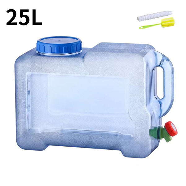 Portable Water Bucket Camping Water Container Outlet Tap Barrel Outdoor 5-25L