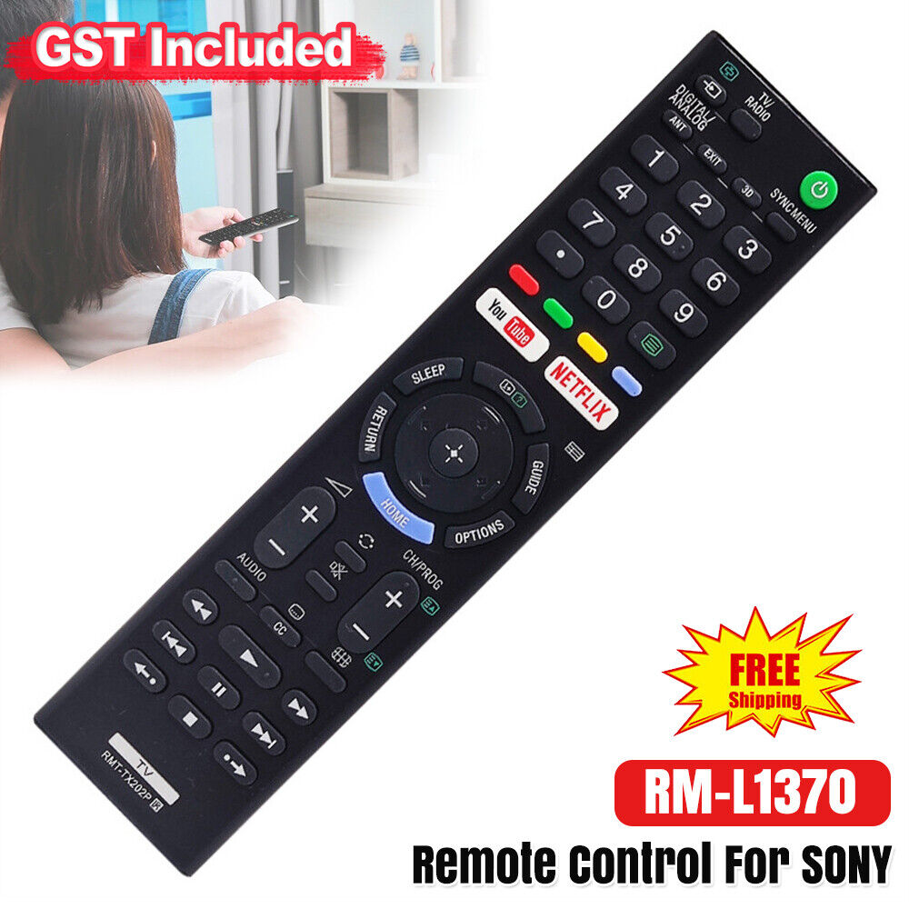 REMOTE CONTROL Substitute for SONY TV NETFLIX Bravia 4k Ultra HD Smart ALL