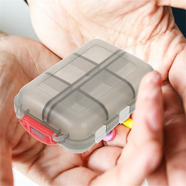 Travel Pill Case Pocket Pharmacy Portable Small Organizer Weekly Medicine Box AU