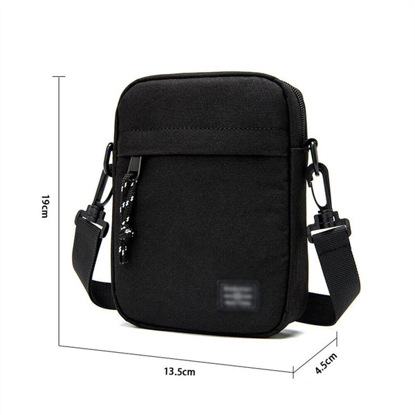 Casual Mini Crossbody Bag Small Mens Shoulder Bag Messenger Phone Bag Chest Pack