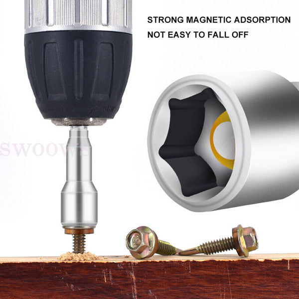 19mm Caravan Leg Winder Magnetic Hexagon Socket Adaptor for Drill Impact Driver