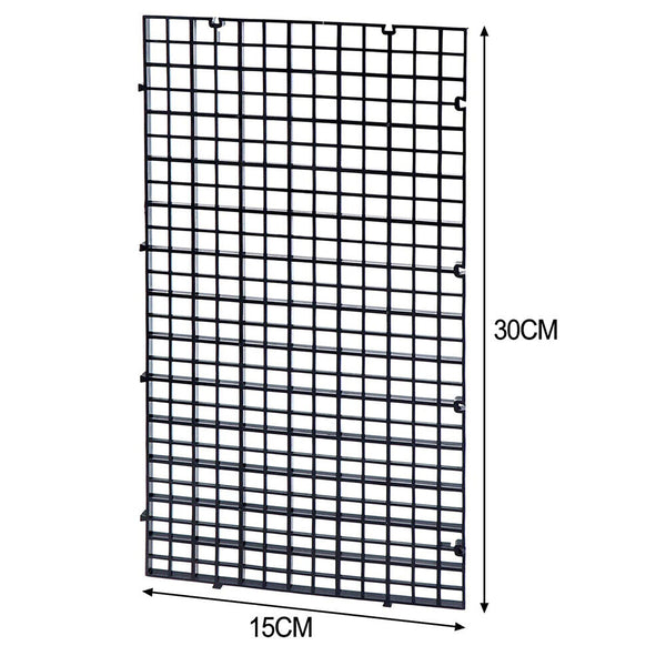 Black Fish Tank Grid Divider Tray Filter Bottom Egg Crate Isolate Aquarium AU