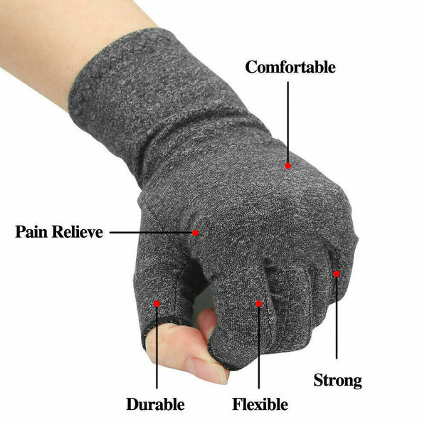 UP10pairs Arthritis Gloves Compression Joint Finger Hand Wrist Support Brace