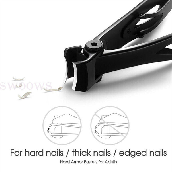 AU Extra Large Toe Nail Clippers Wide Jaw Opening Nail Cutter For Thick Nails L