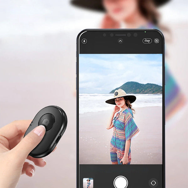 Wireless Bluetooth Rechargeable Remote Control Camera Shutter for Mobile Phones