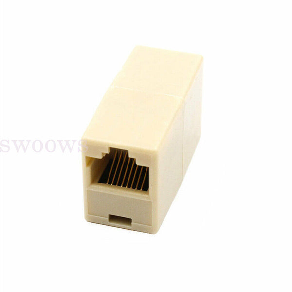 1/5PCS RJ45 Inline Extender Coupler Cat6 Cat7 Ethernet Network Adapter Joiner