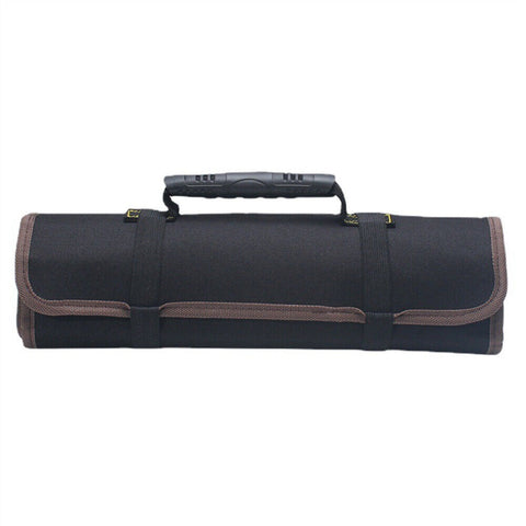 Roller Tool Storage Bag Fold Spanner Case Canvas Wrench Roll Multifunctional AU