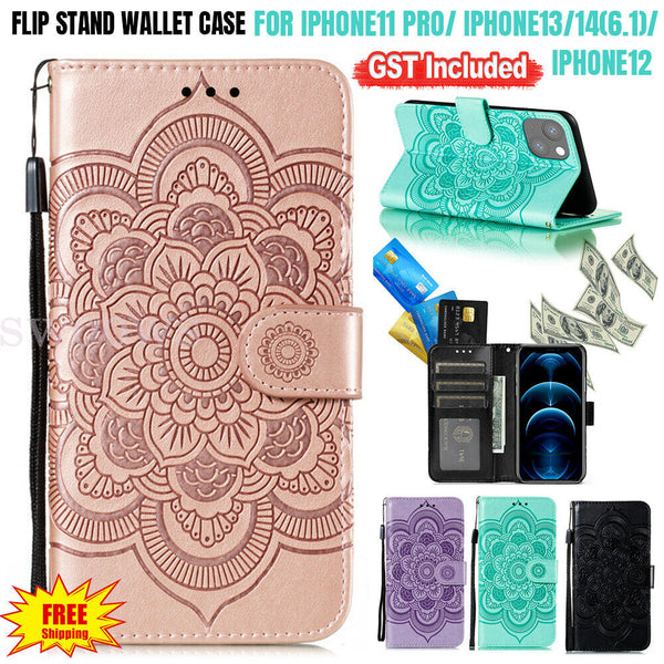 Premium Leather Wallet Shockproof Case Cover For Apple iPhone 14 13 12 11