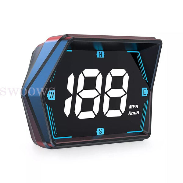 Universal Digital GPS Speedometer Car HUD Head Up Display MPH/KM Overspeed Alarm