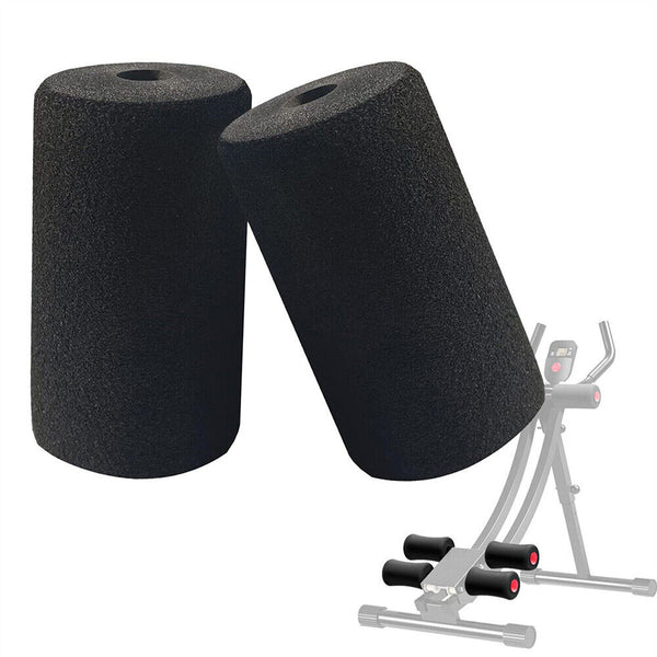 Black Foot Foam Pads Rollers Replacement, For Leg Extension For Weight Bench