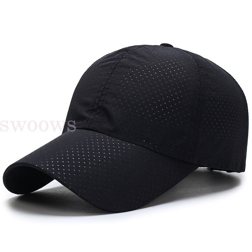 Unisex Hat Plain Curved Sun Visor Hat Outdoor Dustproof Baseball Cap Solid Co