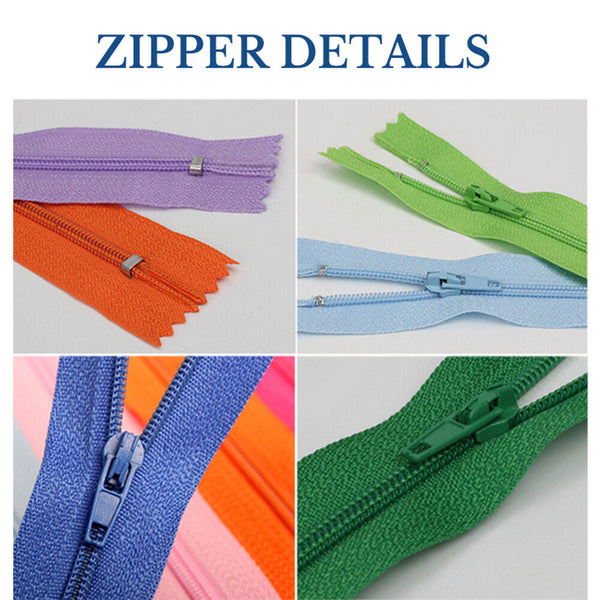 up 20pcs Closed End Nylon Zippers Tailor Sewer DIY Craft Sewing 20cm