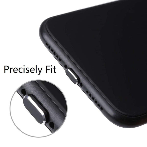 Anti Dust Plug Metal Charger Port Cover For iPhone Port Protector Dust Cover