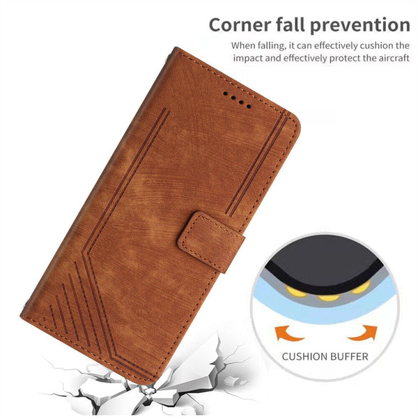 1/2 Shockproof Flip PU Leather Magnetic Wallet Phone Case Cover For Oppo Reno11F