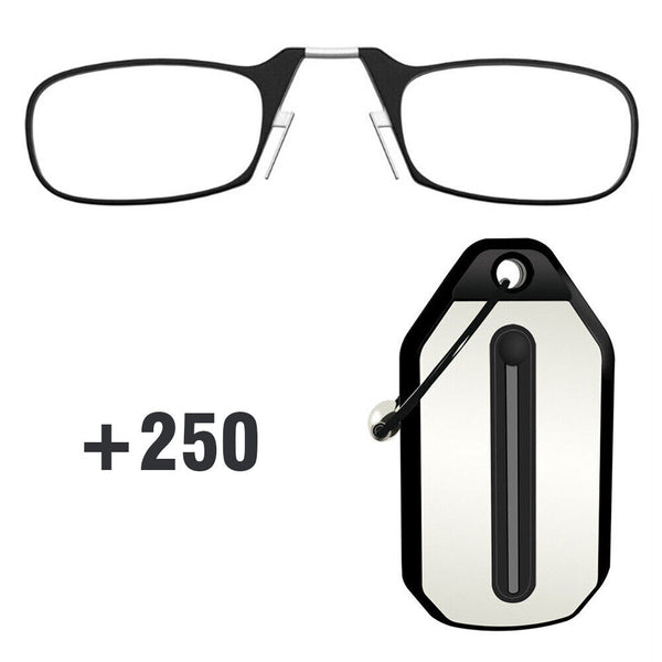 Reading Glasses Flexible Portable Mini Nose Clip Wallet Pocket Phone 1.5 2.0 2.5