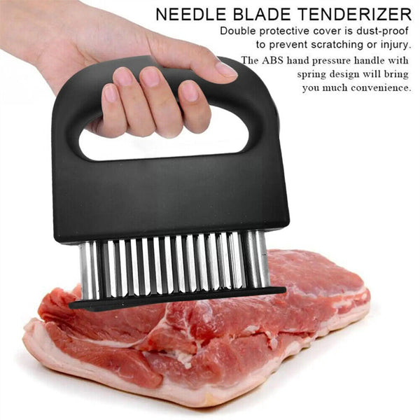 1/2 Stainless Steel Meat Beef Tenderizer Jaccard Steak Chicken PouchHole 48Blade