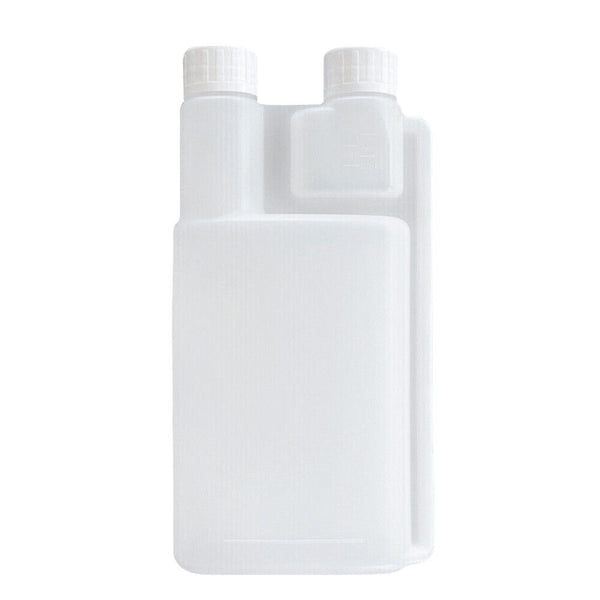 1/10x 3 Sizes Plastic Twin Chamber Bottle &Tamper Evident Cap Liquid Bottle