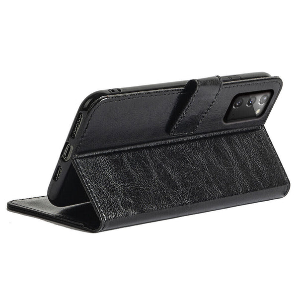 PU Leather Card Wallet Case Cover Multifunctional For Samsung Galaxy S24 Ultra