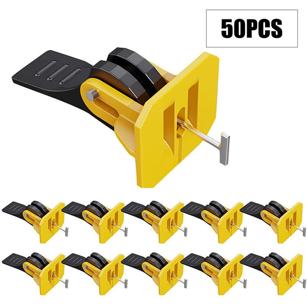 Up 50X Tile Leveling System Clips Levelling Spacer Tiling Tool Floor Wall Wrench