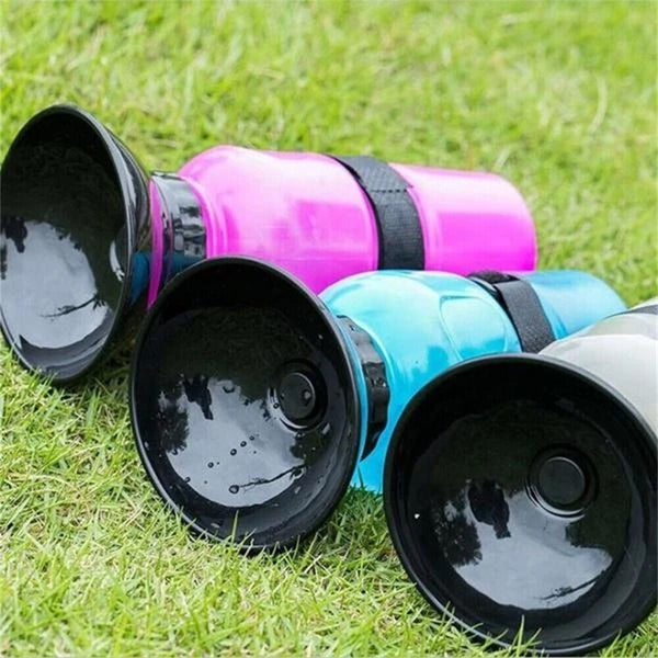 500ml Dog Cat Water Drinking Bottle Detachable Travel Cup Portable Pet Feeder AU