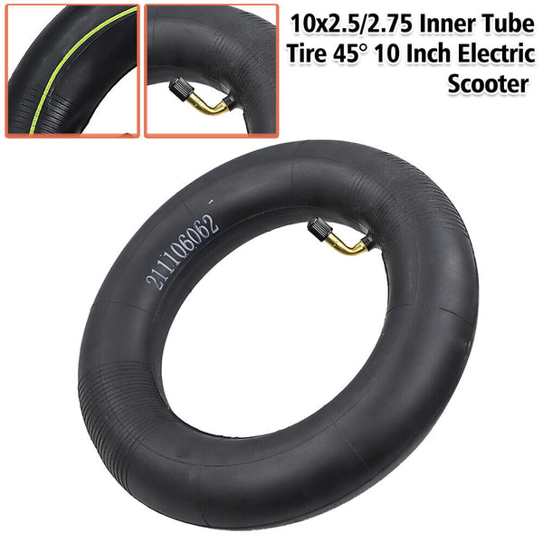 1/2x Inner Tube Tire 45° 10 Inch Electric Scooter Thicken Inner Tire 10x2.5/2.75