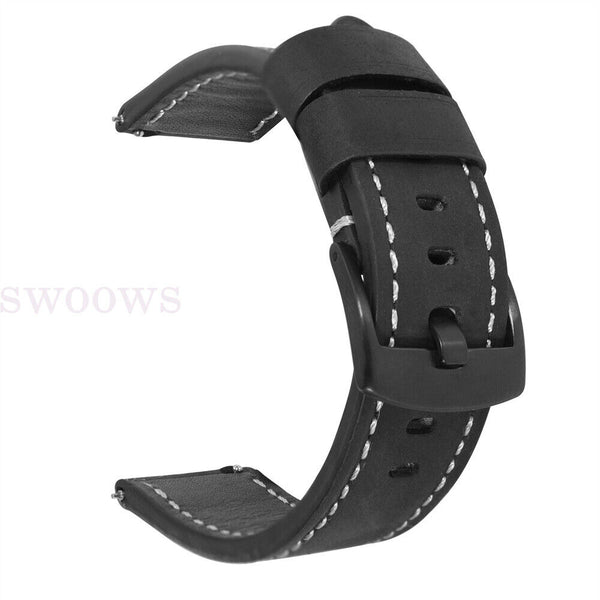 Leather Band Strap For Samsung Watch 6 5 4 40/44mm 6 Classic 42/46mm S3