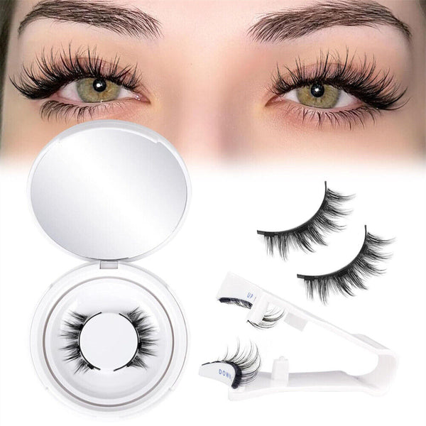 Reusable Natural Magnetic Eyelashes with Applicator No Glue Needed Lashes Kit AU