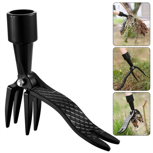 Weeder Puller Stand Up Weed Tool Handle Claw Garden Outdoor Root Remover Killer