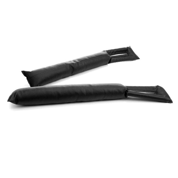 2Pcs Universal Auto Spacer Accessories Seat Gap Filler PU Leather Car Supply