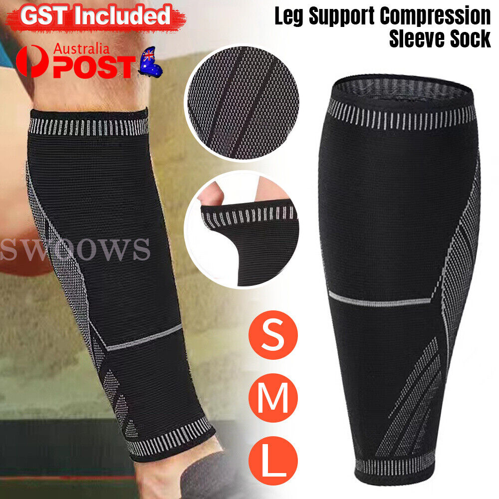 Compression Socks Leg Calf Foot Support Sleeve Relieve Varicose