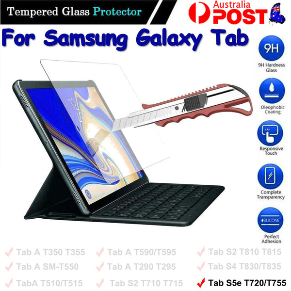 Tempered Glass For Samsung Galaxy Tab A10.5" 9.7"10.1" S2 S4 9H Screen Protector