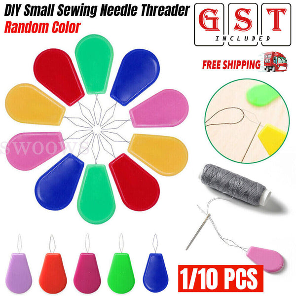 5-20X Needle Threader Threading Hand Threading Simple DIY Small Sewing Tools AU