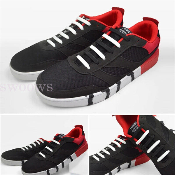 No Tie Elastic Silicone Shoe Laces Shoelaces Sneakers Sports Child/Adult/Unisex