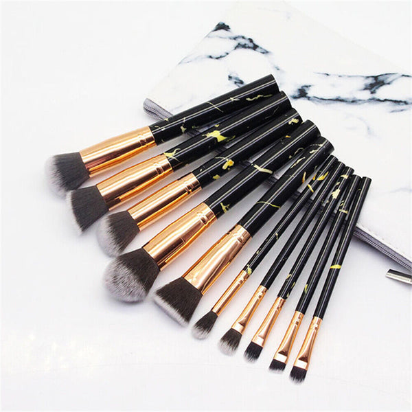 Professional Makeup Brush Set Foundation Blusher Cosmetic Make-up Brushes 10pcs