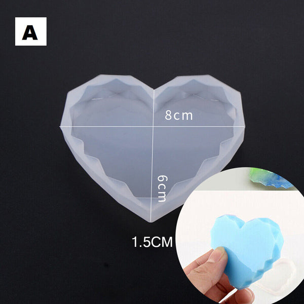 Personalized Coaster Cup Mat Mold Silicone Mould Tool Craft Epoxy Resin Casting