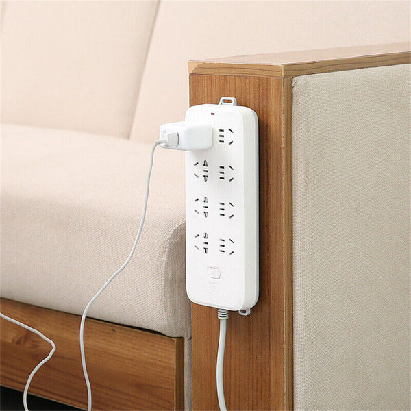 1-8x Magic Power Strip Plug Holder Seamless Punch-free Socket Sticker Wall Fixer